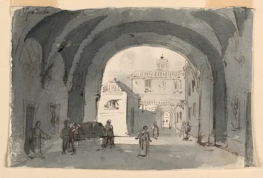 Bühnenbild, Krankenhaus in Brescia