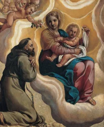 Madonna mit dem Kind und dem heiligen Franziskus, 1605