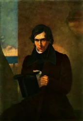 Porträt des Dichters Nestor Wassiljewitsch Kukolnik, 1836, 1965