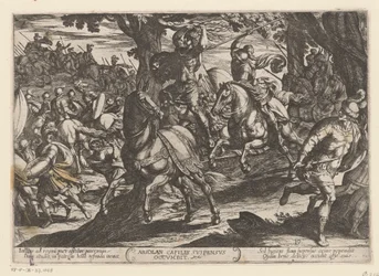 Absalom wird von Joab getötet (Oudtestamentische strijdscènes)