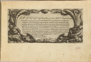 Frontispiz: Widmung an Pietro Strozzi