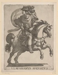 Kaiser Vespasian zu Pferd