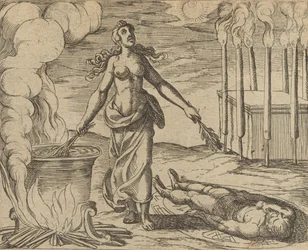 Medea stellt Aesons Jugend wieder her, veröffentlicht nach 1606