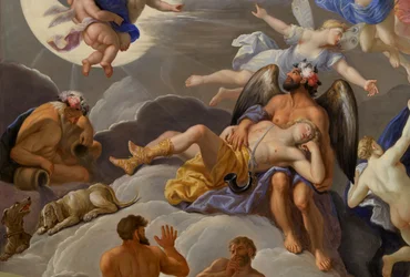 Das große Schlafzimmer des Königs