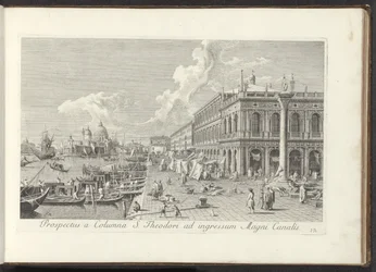 Ecke des Markusplatzes mit der Biblioteca Marciana