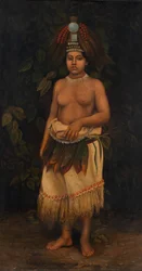 Samoanische Frau, ca. 1885-1899