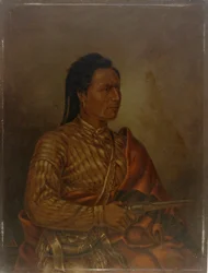 Ta-do-udo-sa Präriehuhn, ca. 1887