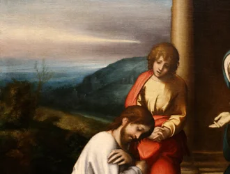 Christus nimmt Abschied von seiner Mutter