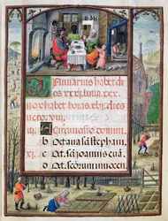 Der Monat Januar, Miniaturen aus 