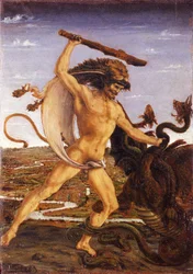 Herkules und die Hydra und Herkules und Antäus
