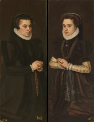 Margarita de Parma und Maria von Portugal, Ehefrau von Alessandro Farnese