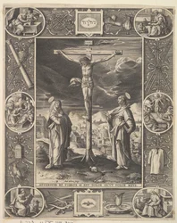 Christus am Kreuz, vor 1586