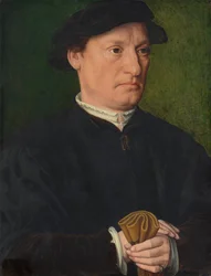 Ein Mitglied der Familie de Hondecoeter [Vorderseite], 1543