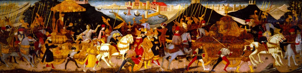Cassone-Panel, Triumph des Caesar