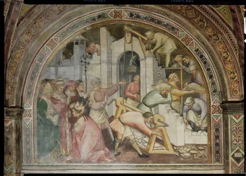 Die Geschichte von Papst Alexander III. (1105-81): Bau der Stadt Alessandria, 1407