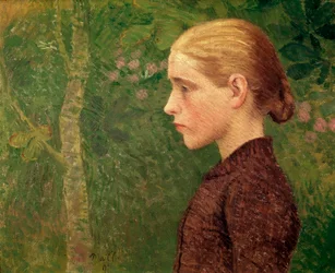 Büste eines jungen Bauern, gemalt von Aristide Maillol (1861-1944) 1891