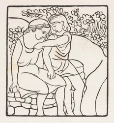 Daphnis und Chloe: Daphnis und Chloe beim Spielen