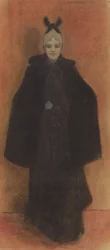 Elegante stehend, 1893