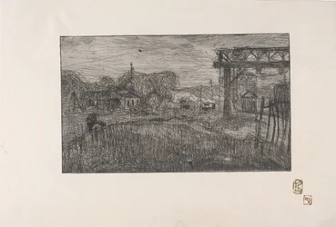 La Gare de Valmondois (Der Bahnhof von Valmondois) 1893