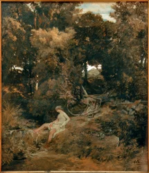 Nymphe an der Quelle