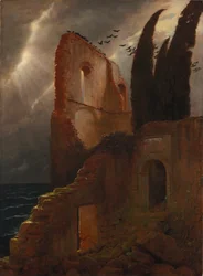Ruine am Meer