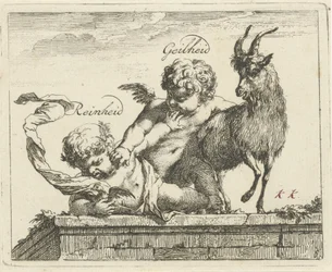 Kampf zwischen Reinheit und Wollust (Eine-und-vierzig Stücke, verschiedene Sinnbilder)