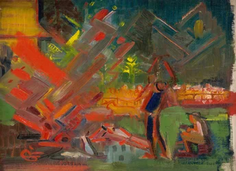Lagerfeuer, ca. 1940