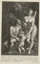 Merkur und Venus unterrichten Amor