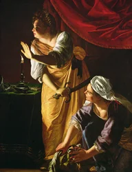 Judith und ihre Magd mit dem Kopf des Holofernes, ca. 1625