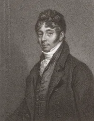 John Cunningham Saunders. Porträt (Druck)