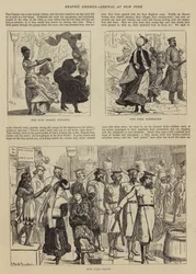 Grafisches Amerika, Ankunft in New York