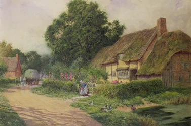 Das Kommen des Heuwagens