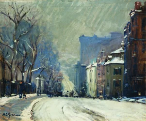 Beacon Street im Winter
