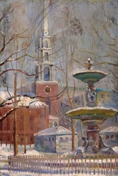 Park Street am Boston Commons, ca. 1910-20