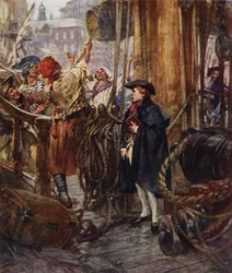 Seekadett Nelsons erster Tag in der Marine