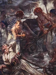 Die kämpfende Temeraire, Illustration aus 