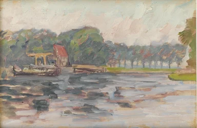 Blick auf den See, um 1910