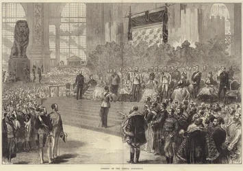 Eröffnung der Wiener Ausstellung