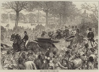 Königin Victorias Besuch im Victoria Park