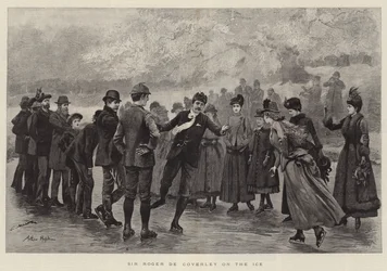 Sir Roger de Coverley auf dem Eis