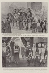 Die Beerdigung des Zaren in St. Petersburg