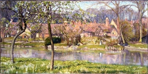 Häuser und ein Fluss