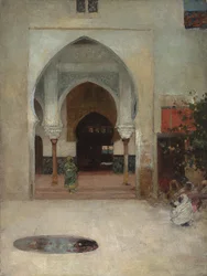 Studie für "An der Tür des Serails", ca. 1890