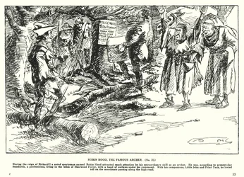 Robin Hood, der berühmte Bogenschütze