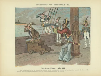Der sächsische Pirat. 449 n. Chr.
