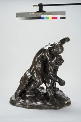 Puma und Kind (Bronze)
