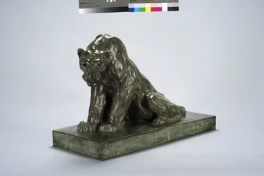Puma auf Wache (Bronze)