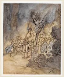 AKT IV: Szene I, Zeile 138 Enter certain Reapers, properly habited. Juno and Ceres send Iris to fetch some nymphs and reapers to perform a country dance.
