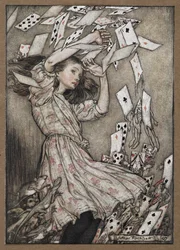 Alice und das fallende Kartenhaus