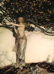 Freia, die Schöne, um 1910